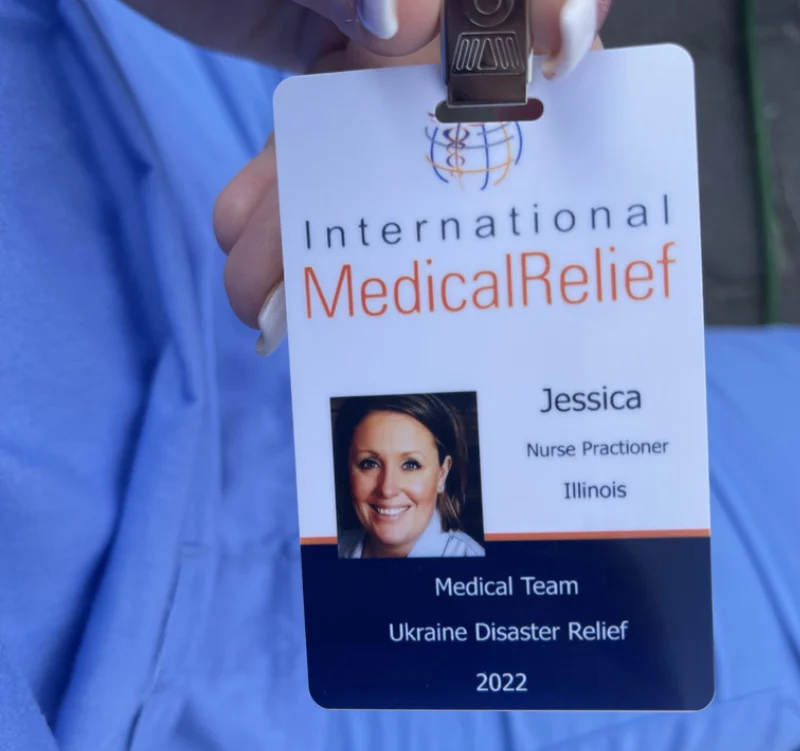 Jessica Christiansen ID at the POLAND MISSION TRIP – AUGUST 2022