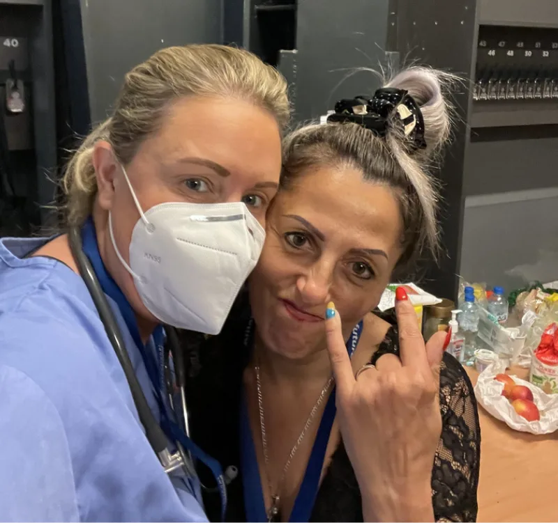 Jessica Christiansen After duty with the volunteer at the POLAND MISSION TRIP – AUGUST 2022