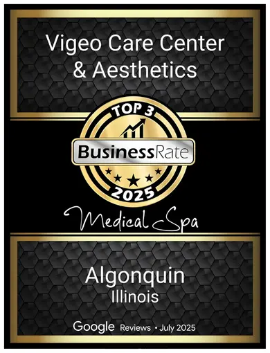 Top 3 Medical Spa award of Vigeo Care Center in Algonquin, IL (2025)
